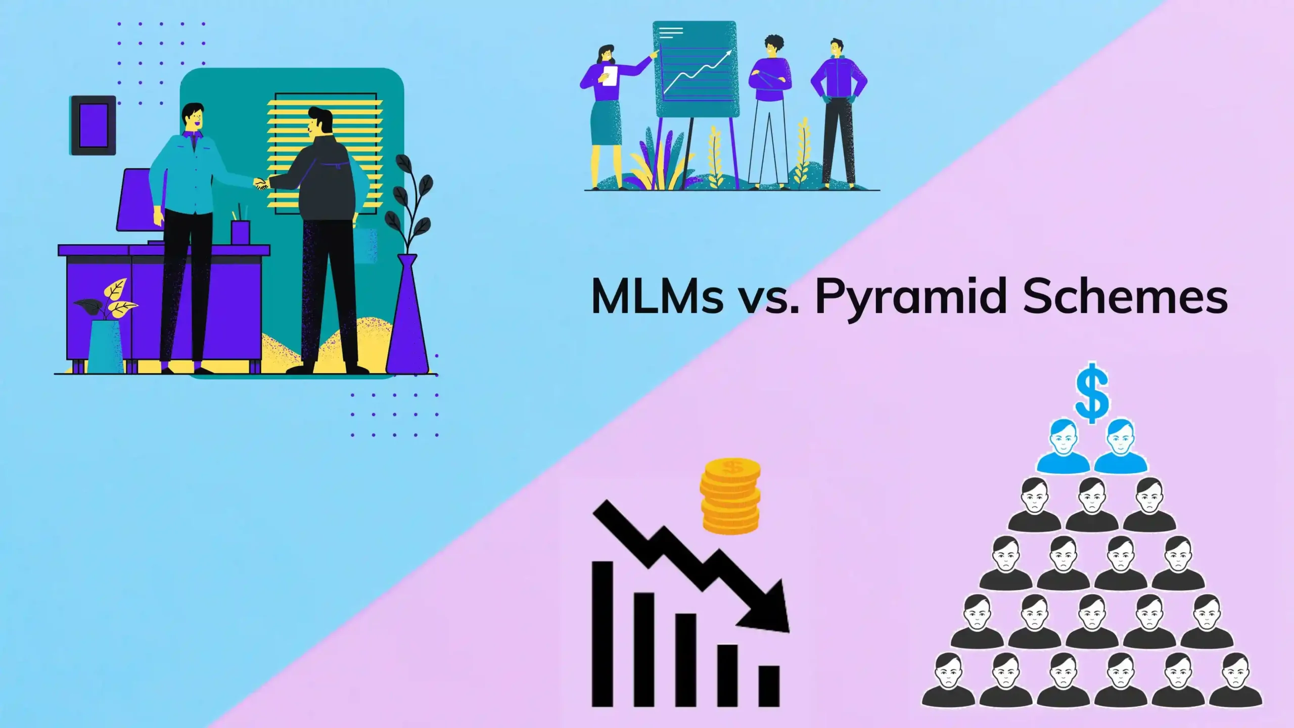 Multi-level marketing and pyramid scheme